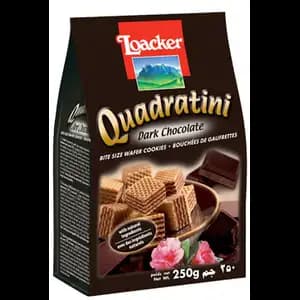 Quadratini Dark Chocolate Biscuits - Loacker