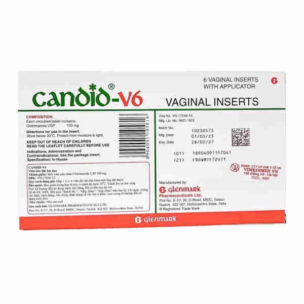 Candid V6 Vaginal Inserts