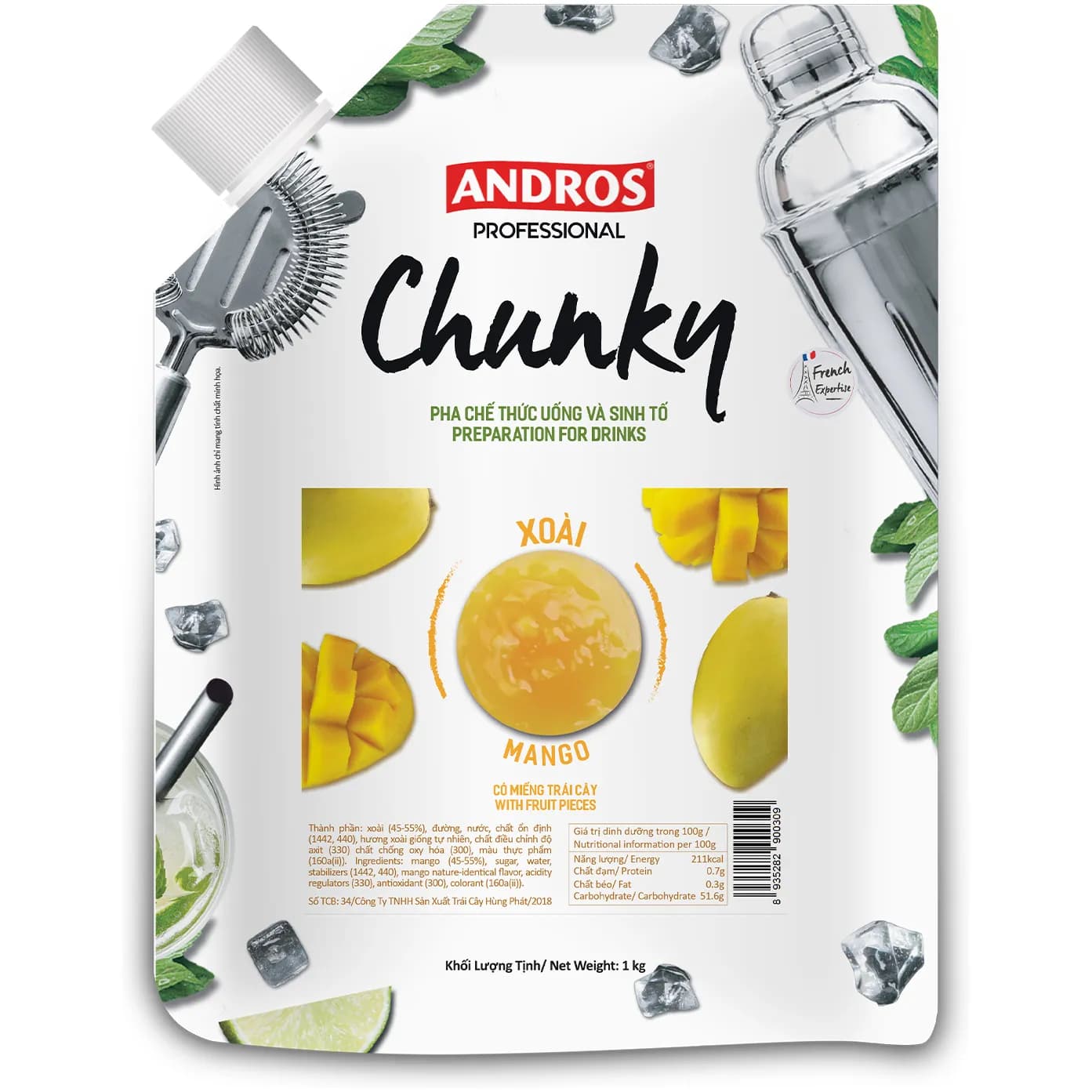 Chunky Fruit Preparation Mango