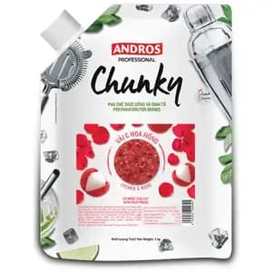Chunky Fruit Preparation Lychee Rose - Andros
