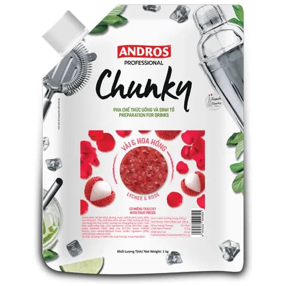 Chunky Fruit Preparation Lychee Rose