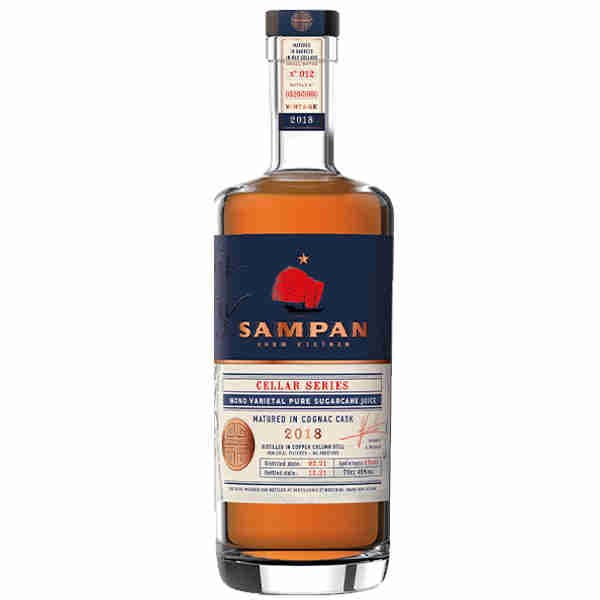 Sampan Rhum "Cellar Series" 2018 Amber Pure Sugar Cane Rhum 47%