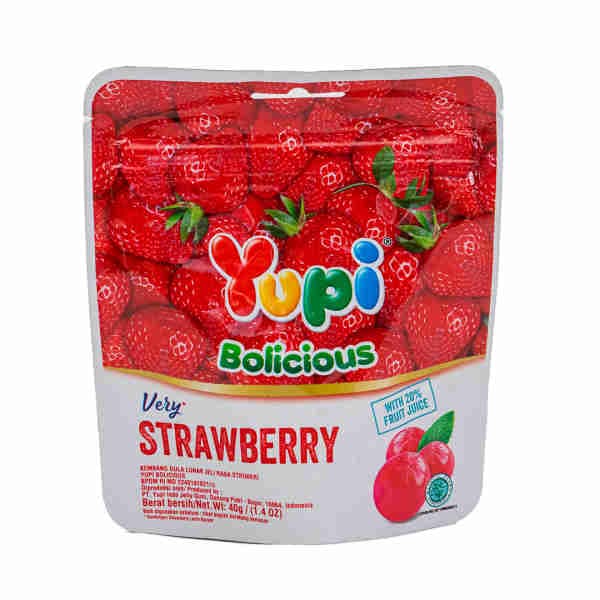 Bolicious Gummy Candy Very Strawberry