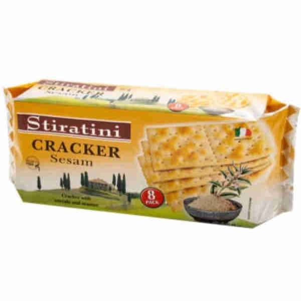 Crackers with Cereals and Sesame - Stiratini