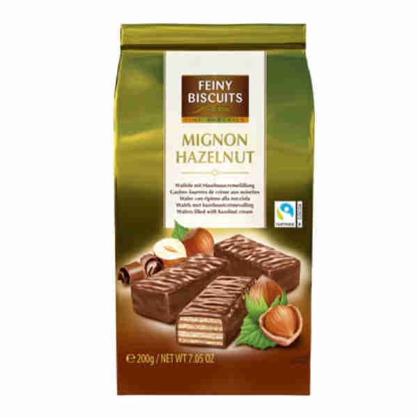 Wafers Filled with Hazelnut Cream