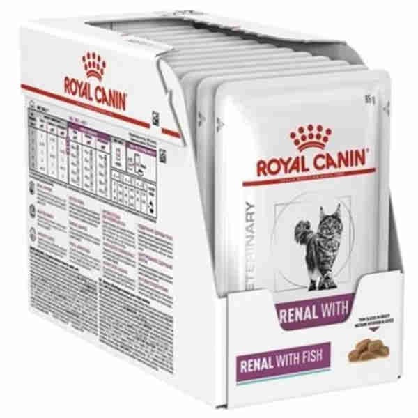 Renal with Fish Thin Slices in Gravy Pouch Box
