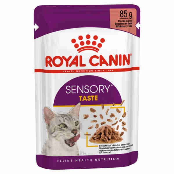 Sensory Taste Chunks in Gravy Pouch