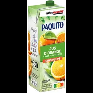 Concentare Orange Juice Pulp Free - Paquito