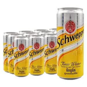 Tonic Water Can Pack X12 - Schweppes