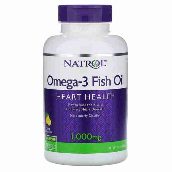 Omega-3 Fish Oil Heart Health 1000mg - Natrol