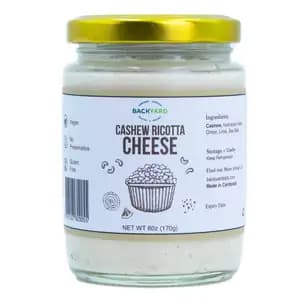 Cashew Ricotta Cheese - Backyard Cafe