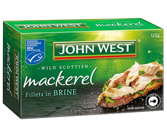 Mackerel Fillets In Brine - John West