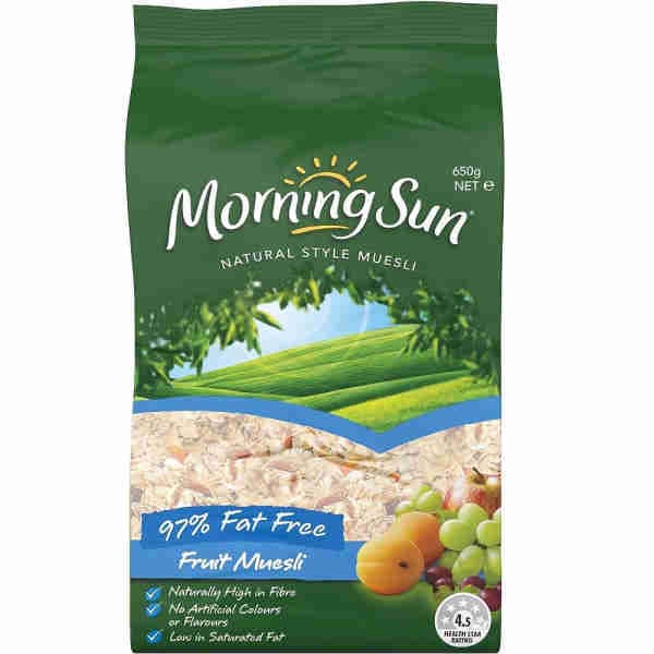 Fruit Muesli Fat Free - Morning Sun