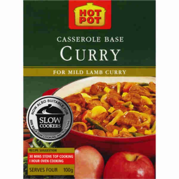 Curry Casserole Base for Mild Lamb Curry