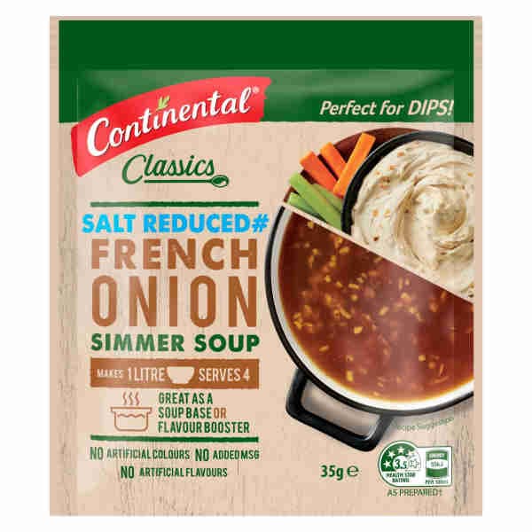 Salt Reduced French Onion Simmer Soup