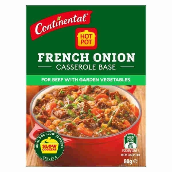 French Onion Casserole Base for Beef with Garden Vegetables - Continental