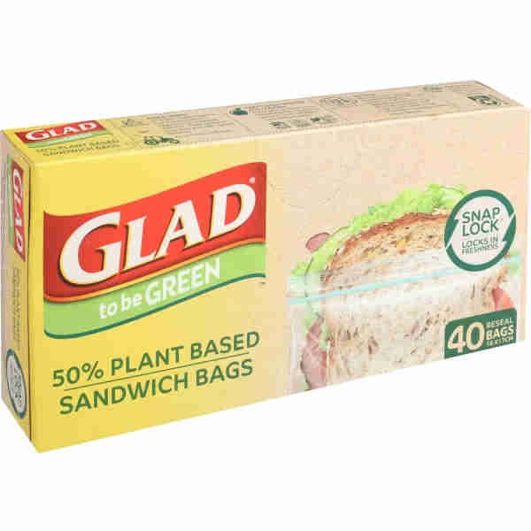 50% Plant Based Sandwich Bags