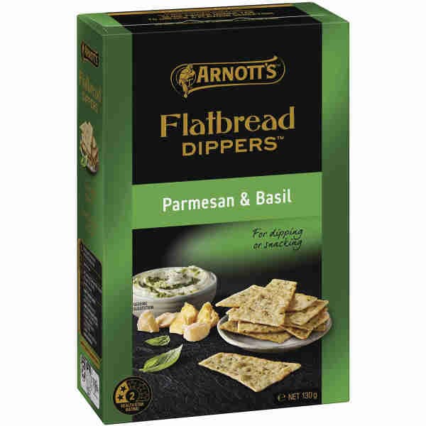 Parmesan & Basil Flatbread Dippers