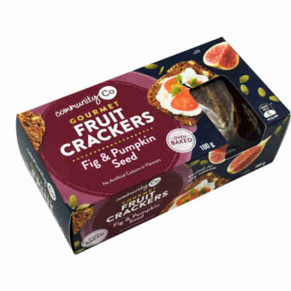 Gourmet Fruit Crackers Fig & Pumpkin Seed