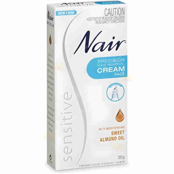 Precision Hair Removal Cream Face with Moisturising Sweet Almond Oil