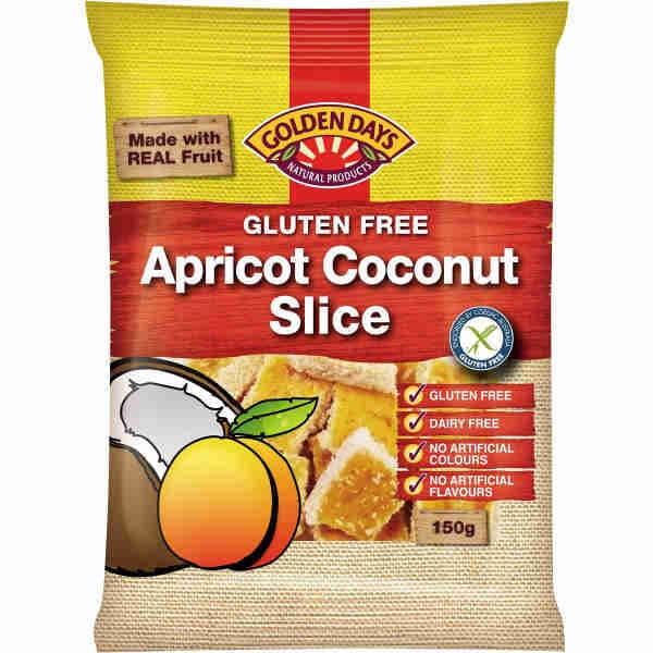 Gluten Free Apricot Coconut Slice