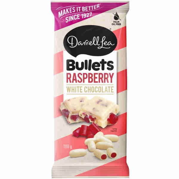 Bullets Raspberry White Chocolate