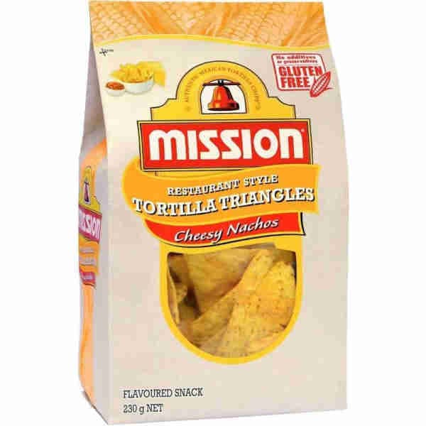 Gluten Free Restaurant Style Tortilla Triangles Cheesy Nachos