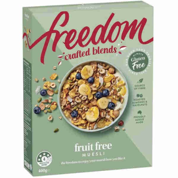 Gluten Free Crafted Blends Fruit Free Muesli - Freedom