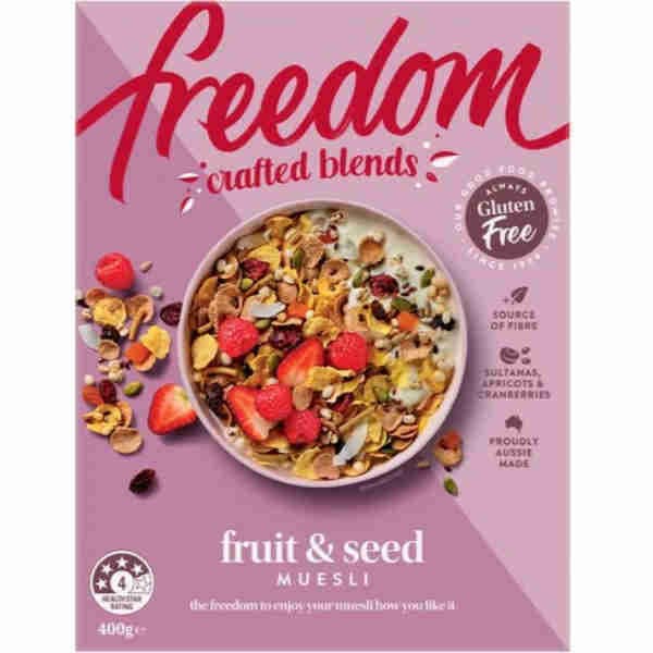Gluten Free Crafted Blends Fruit & Seed Muesli - Freedom