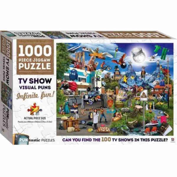 TV Show Visual Puns Jigsaw Puzzle 1000pcs