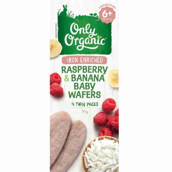 Raspberry & Banana Baby Wafers