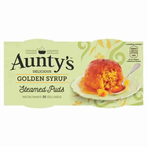 Golden Syrup Steamed Puds - Aunty's