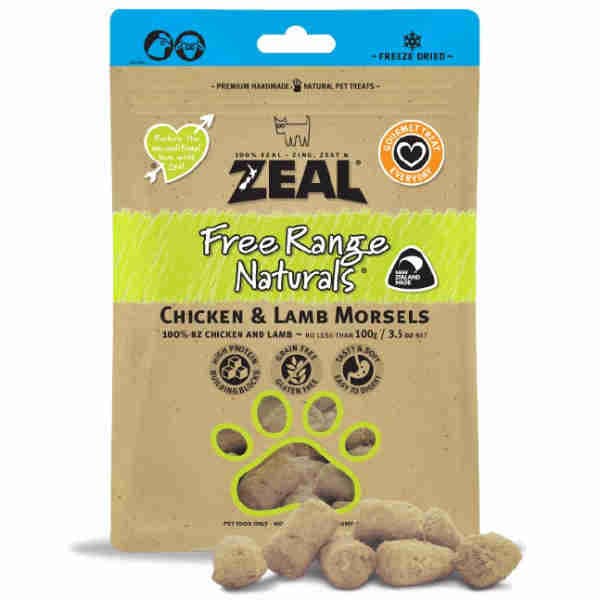 Chicken & Lamb Morsels - Zeal Free Range Naturals
