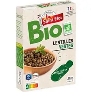 Organic Green Lentils - Saint Eloi
