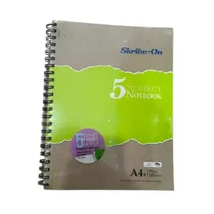 A4 5Subjects Notebook - Skribe-On
