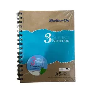 A5 3Subjects Notebook - Skribe-On