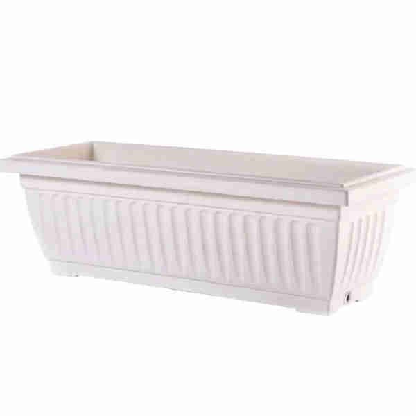 Biodegradable Planter Box L (White)