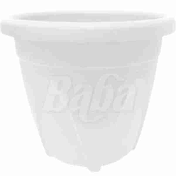 Arch Series Biodegradable Flower Pot (White)