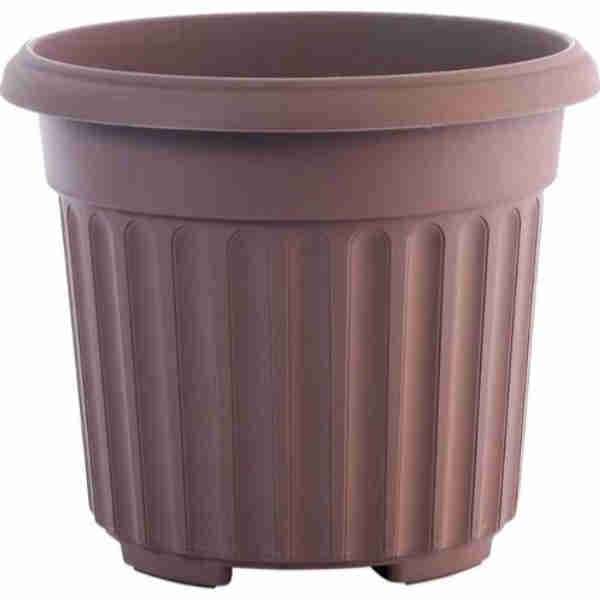 Biodegradable Romanesque Series Flower Pot (Brown)