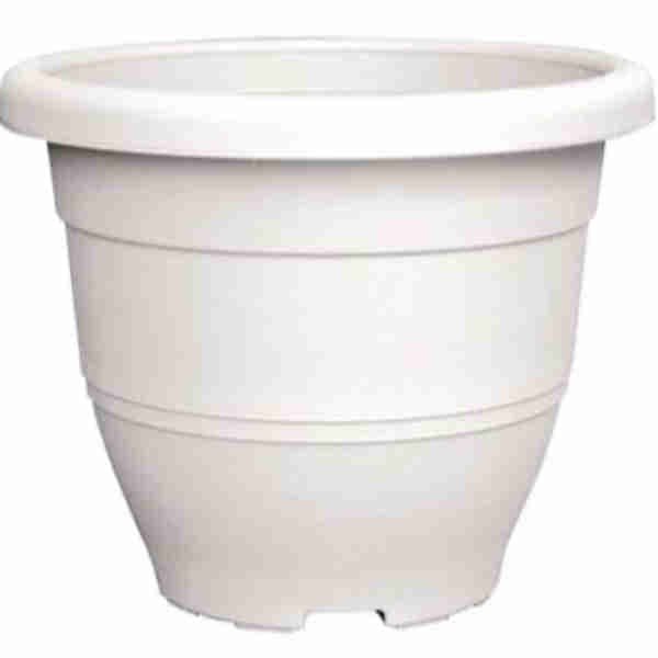 Biodegradable Elegant Series Flower Pot (White)
