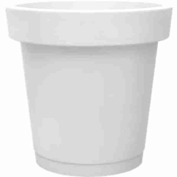 Biodegradable Flower Pot (White) - Baba