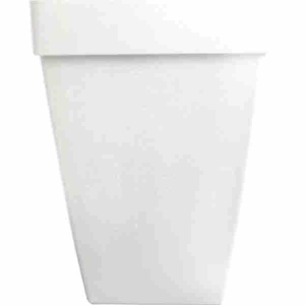 Santorini Biodegradable Square Pot (White)