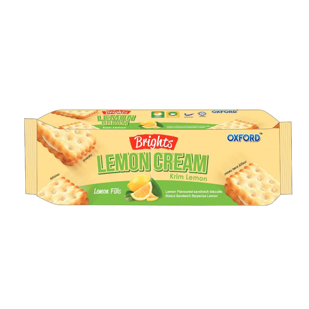 Lemon Flavoured Sandwich Biscuits