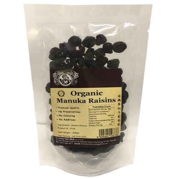 Organic Manuka Raisins