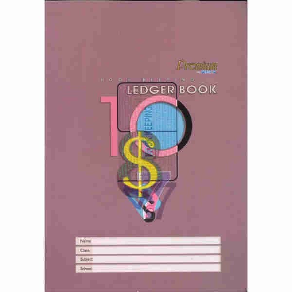 A4 Purple Ledger Book
