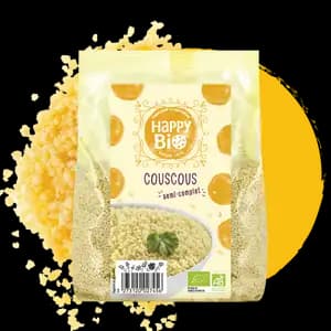 Organic wholewheat couscous - Happy Bio