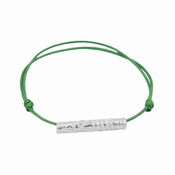 Katha Thom Silver Green