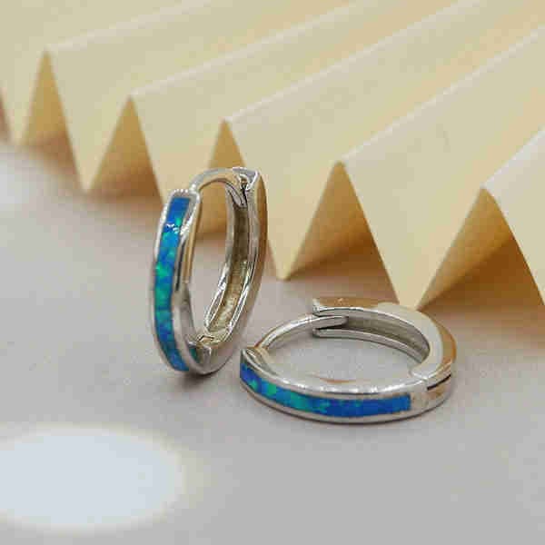 Hoops Enamel Blue