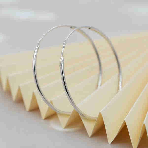 Hoops Maxi Silver - A.Varini