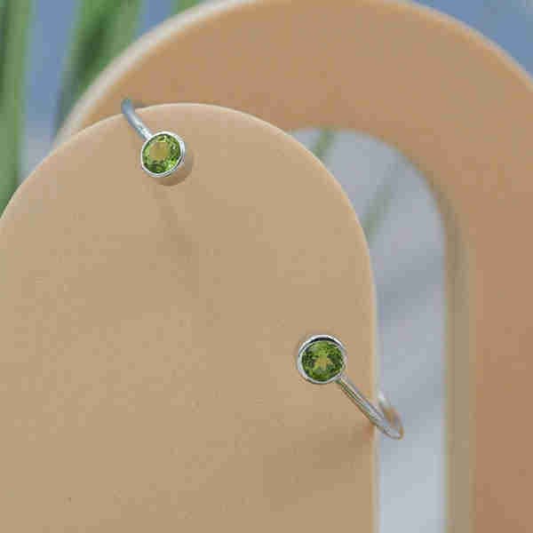 Bangle Peridot Round 5mm